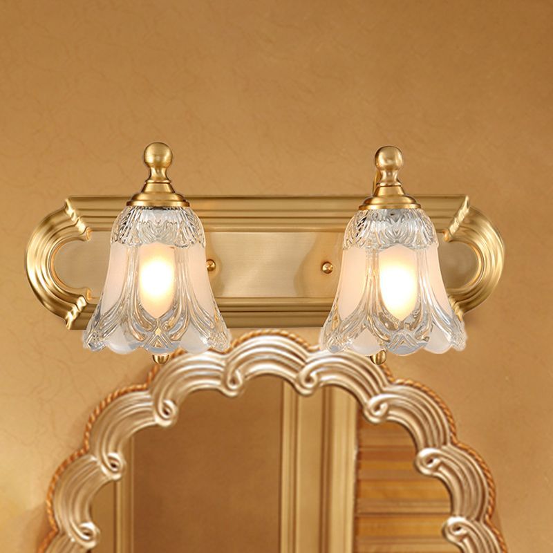 Félicie Fiore Oro Lampade da Specchi Metallo/Vetro LED
