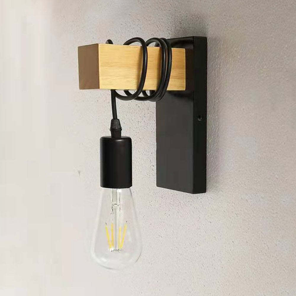 Alessio Industriale LED Applique Metallo Bianco/Nero Soggiorno/Camera da Letto