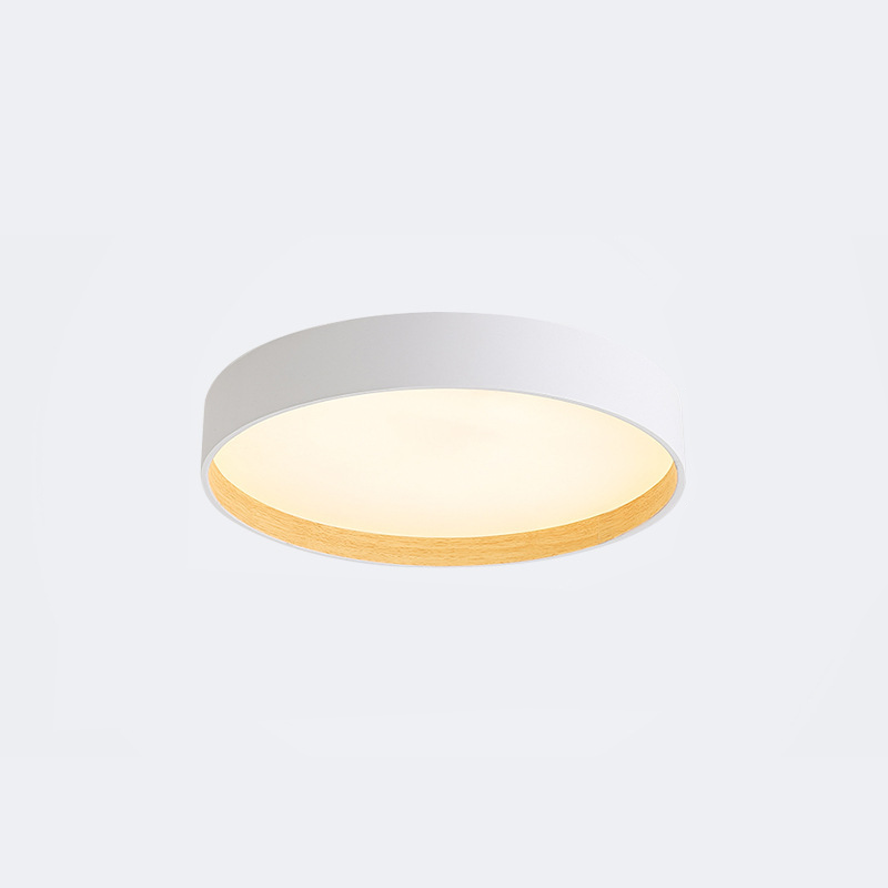 Quinn Moderne LED Plafoniere Metallo Bianca/Grigia/Nera Rotonda