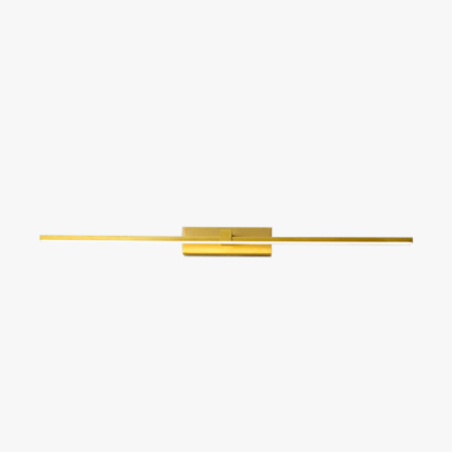 Leigh Moderno Lineare Classico LED Applique Metallo Oro Specchio Bagno