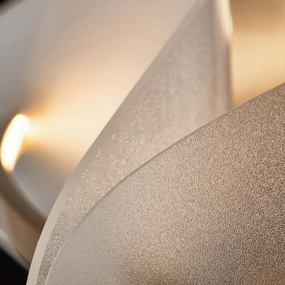 Bella Lampada a Sospensione Metallo Bianco Anello Moderna