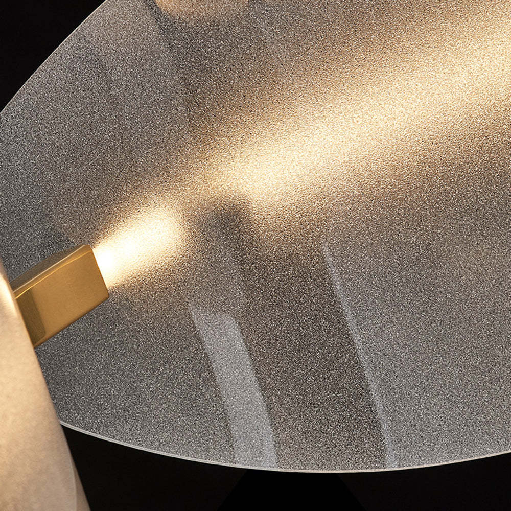 Bella Lampada a Sospensione Metallo Bianco Anello Moderna
