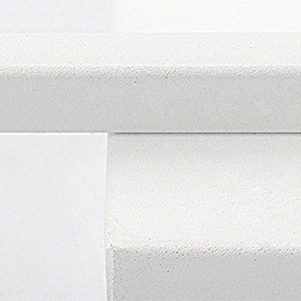 Leigh Design Minimalismo LED Applique Metallo Acrilico Argento Rotondo Specchio Bagno