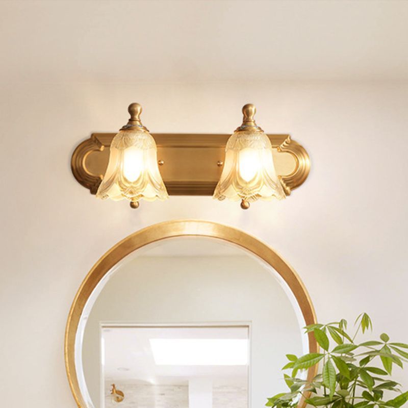 Félicie Fiore Oro Lampade da Specchi Metallo/Vetro LED