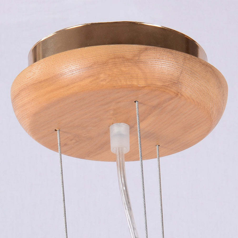 Ozawa Design LED Lampade a Sospensione Naturale Filiale Legno Fatto a Mano Soggiorno/Camera da Letto