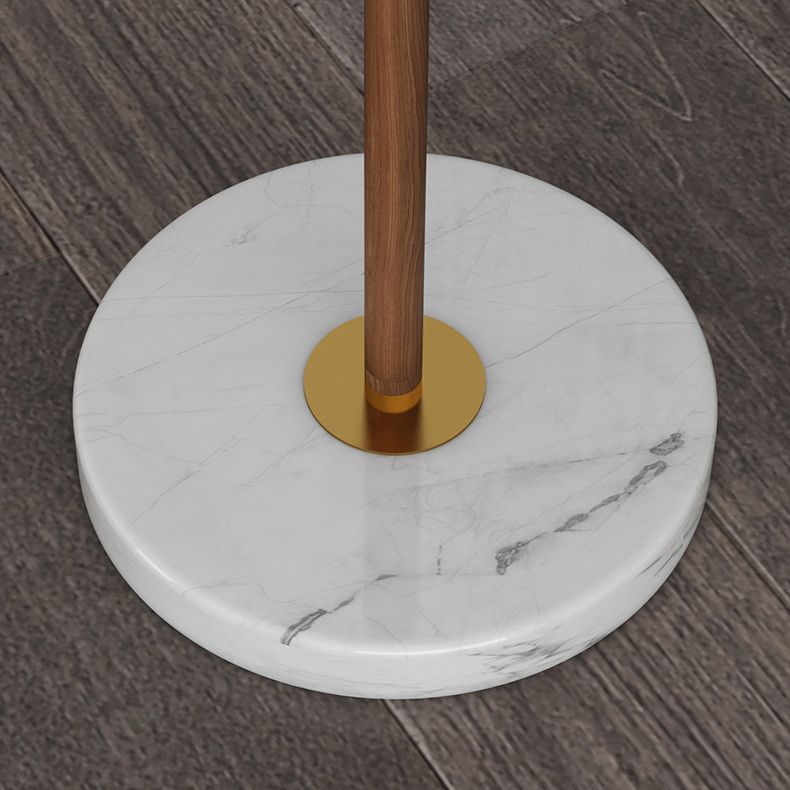 Ozawa Moderno Minimalista Plissettato Lampade da Terra Metallo Marmo