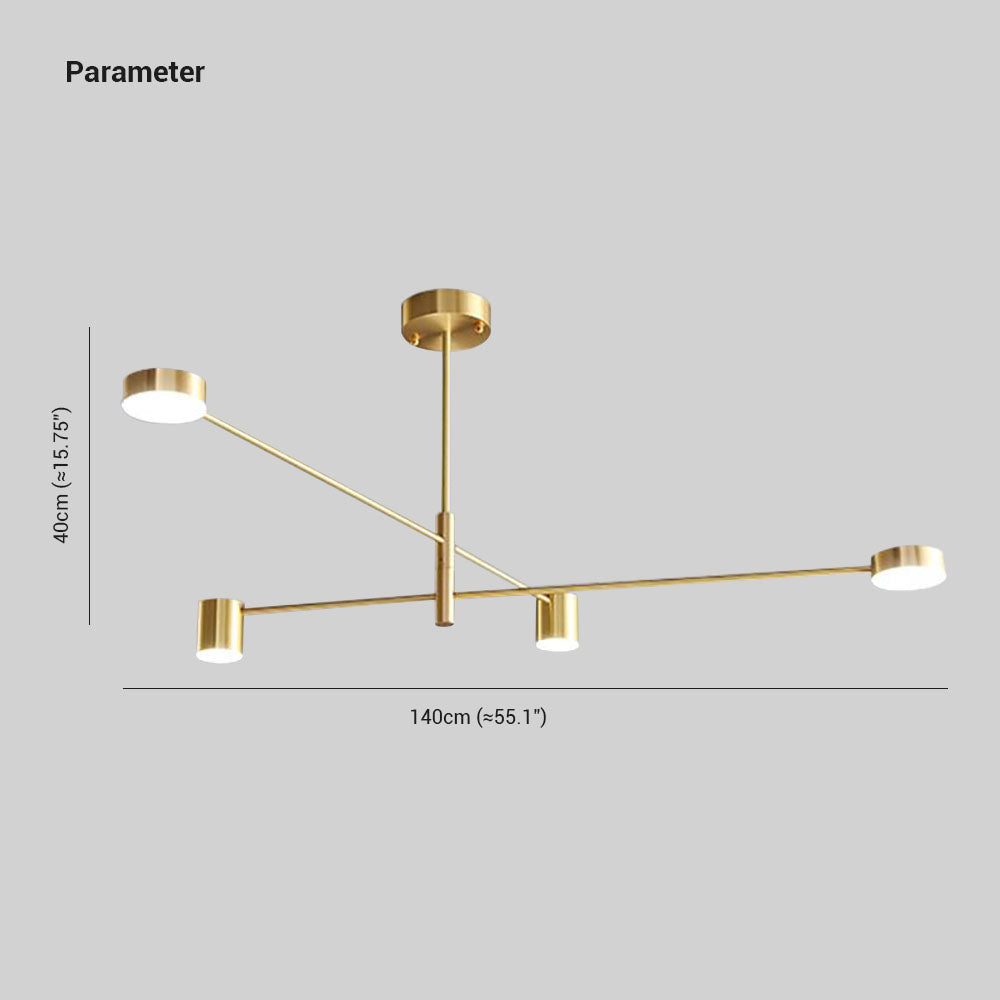 Weiss Industriale Moderni LED Lampade a Sospensione Filiale Metallo Nero/Oro Soggiorno/Camera da Letto