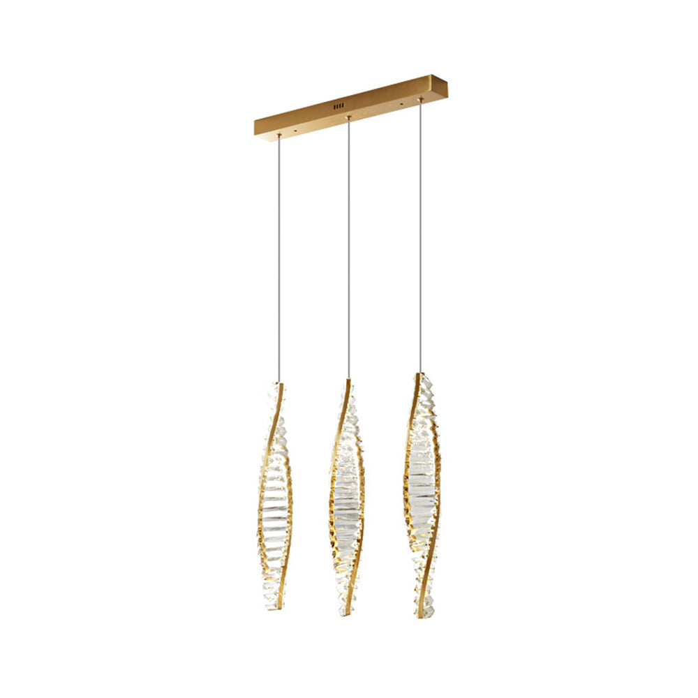 Marilyn Moderne LED Spirale Lampade a Sospensione Metallo Nero/Oro Spirale Soggiorno/Camera da Letto