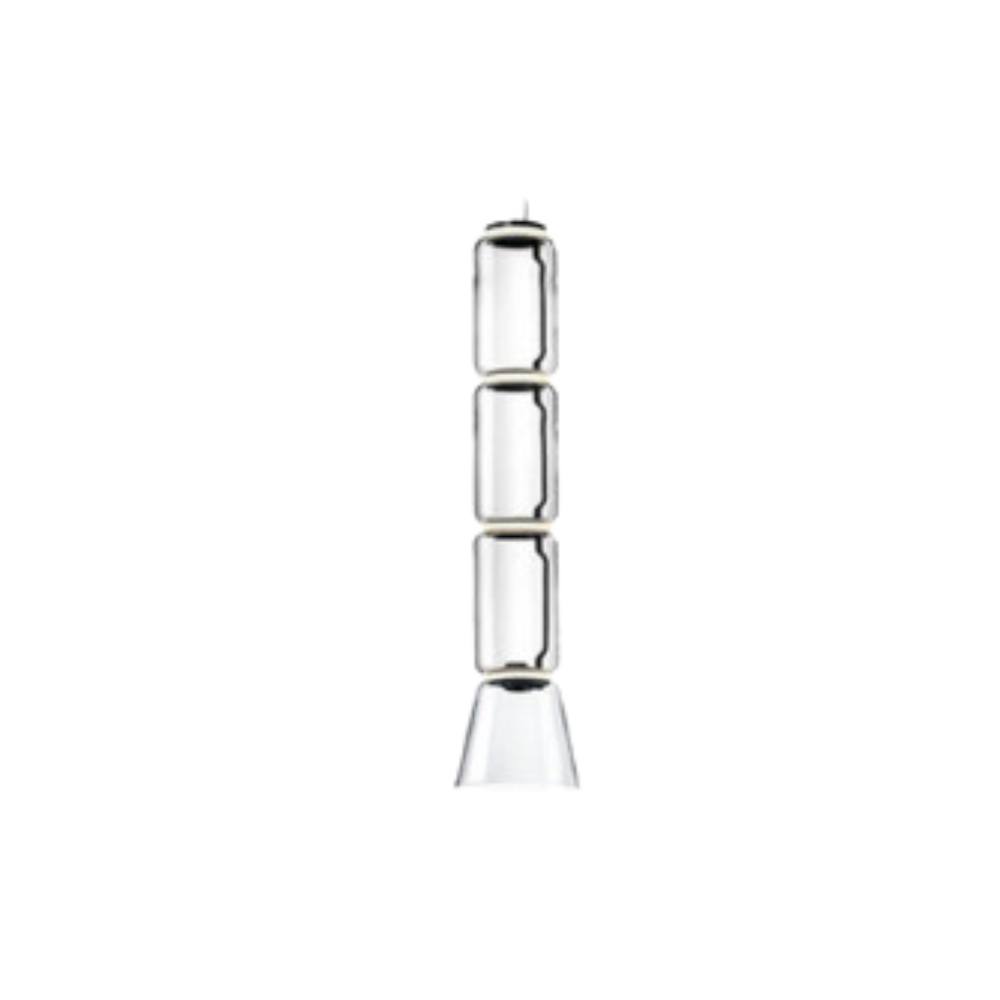 Hailie Minimalista LED Combinazione Lampade a Sospensione Metallo Vetro Nero Soggiorno/Camera da Letto