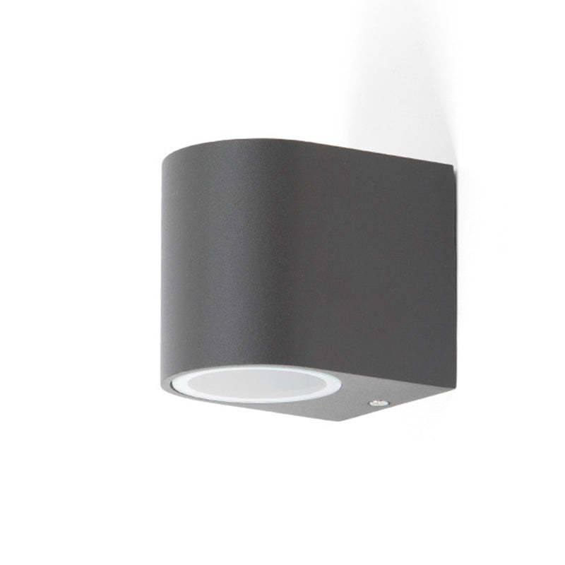 Orr Moderne LED Lampade da Esterno Metallo Nero Quadrato Minimalista