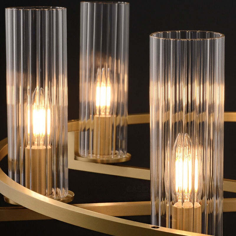 Arisha Lampada a Sospensione LED Post Moderna di Design in Vetro/Metallo per Soggiorno/Camera da Letto