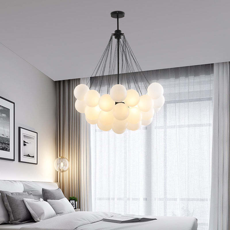 Valentina Vetro Globo Lampade a Sospensione Camera da Letto