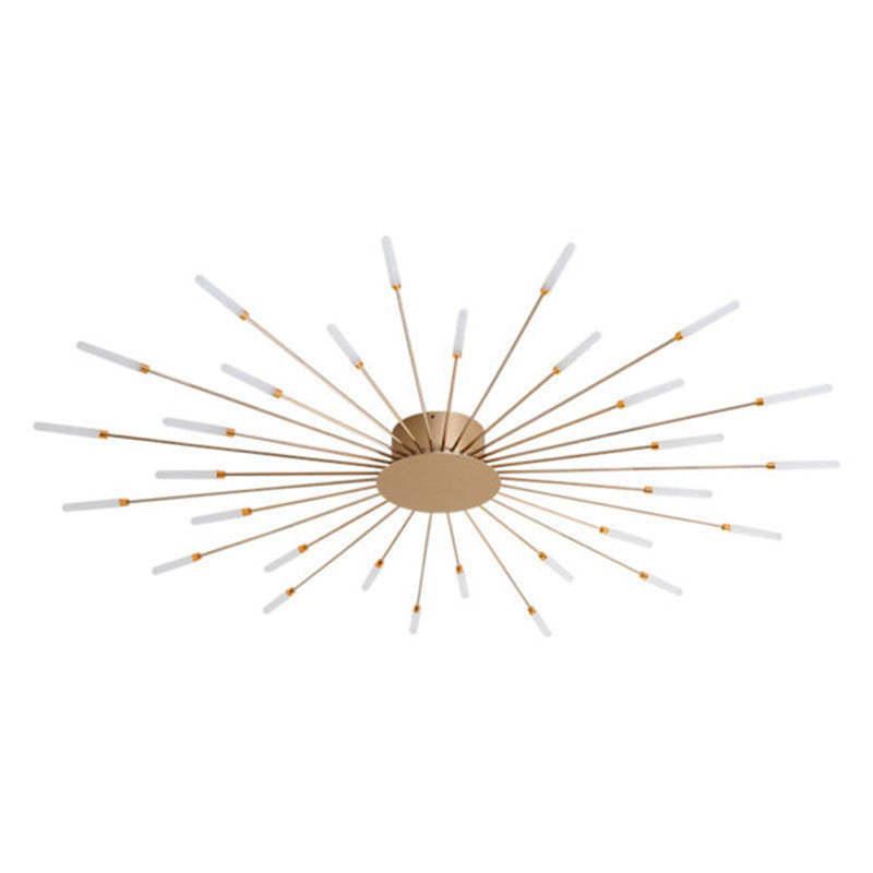 Lowry Moderni LED Montaggio Incasso Plafoniere Fuochi Artificiali Nere/Ore Soggiorno/Camera da Letto