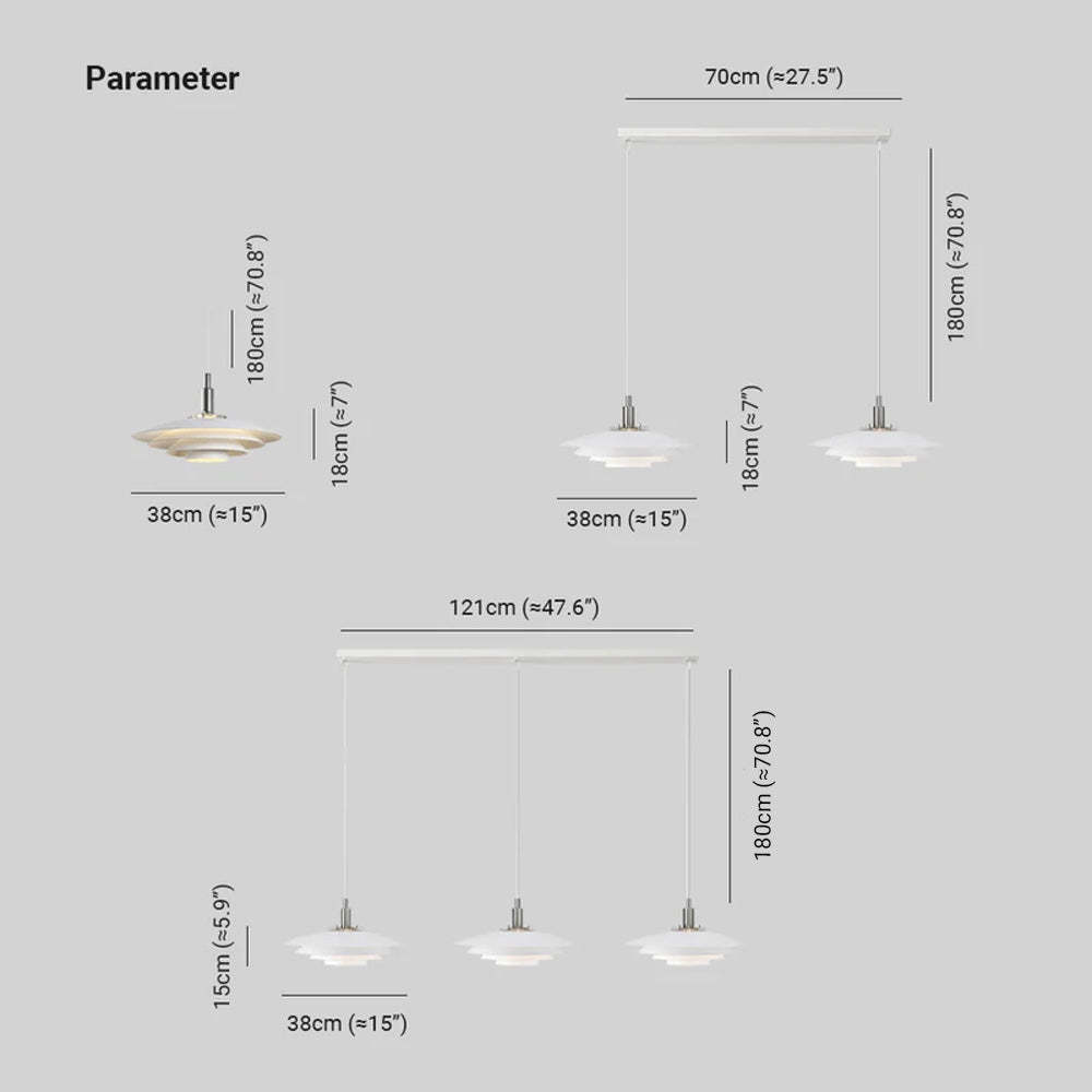 Carins Nordico Cluster Lampade a Sospensione