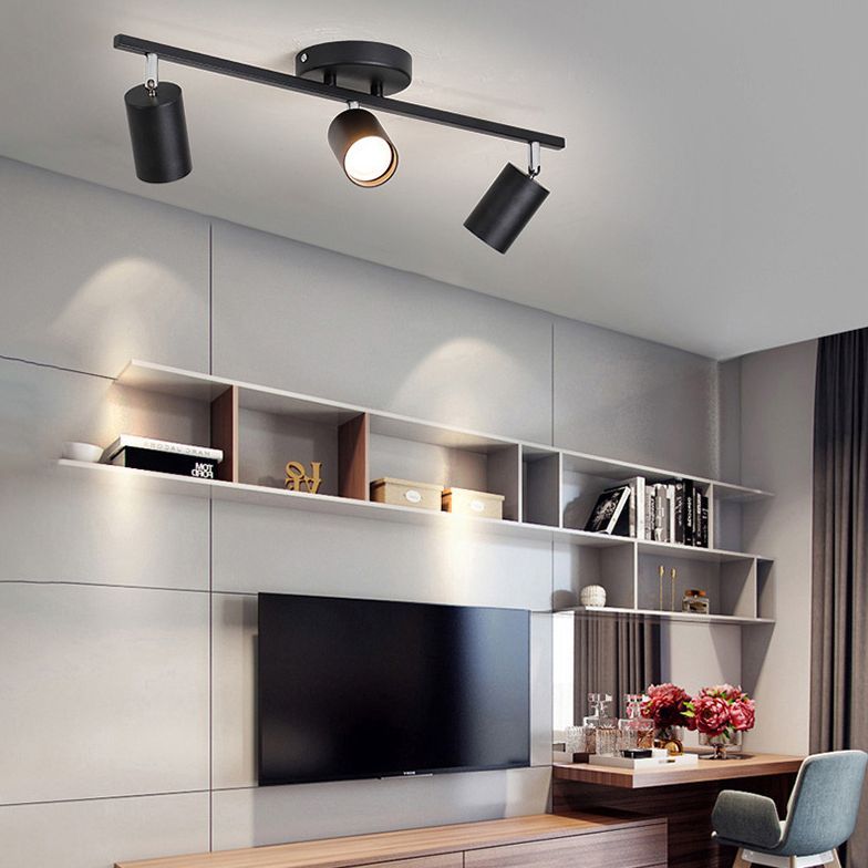Freja Moderno Cilindrico LED Semi Plafoniere Soggiorno