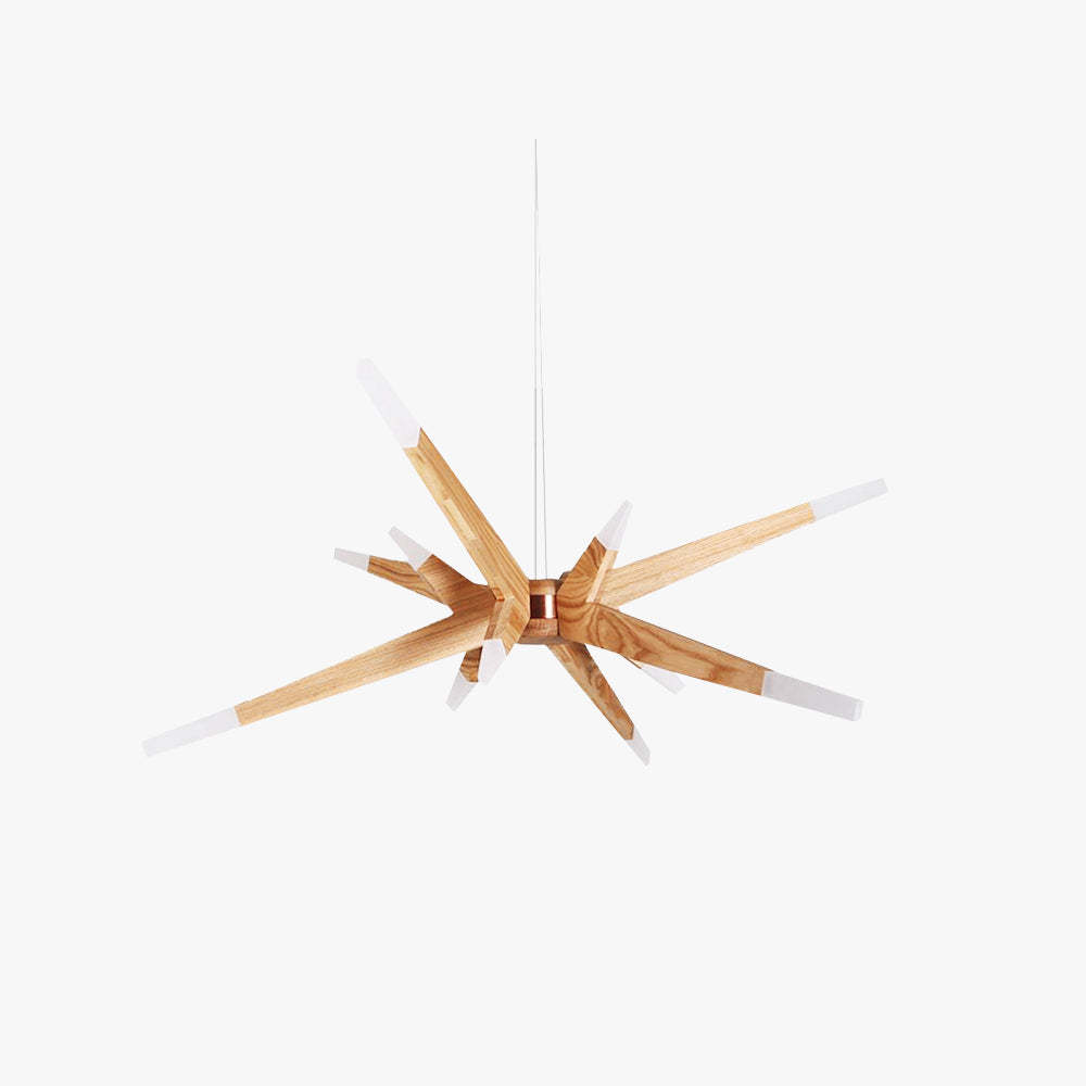 Ozawa Design LED Lampade a Sospensione Naturale Filiale Legno Fatto a Mano Soggiorno/Camera da Letto