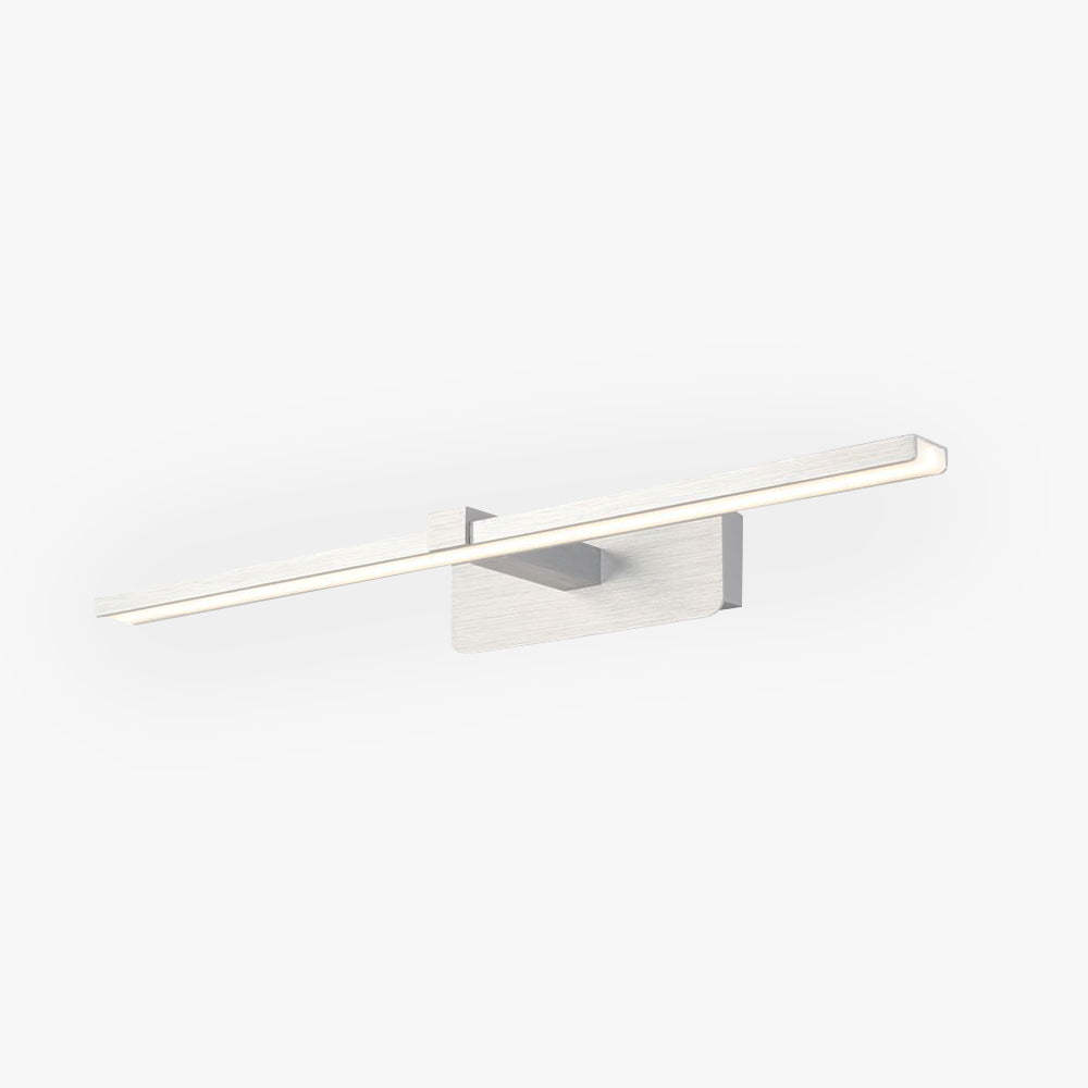 Leigh Minimalismo Rettangolo LED Applique Impermeabile Metallo Bianco Specchio Bagno