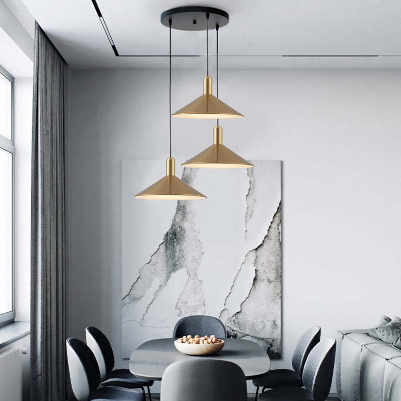 Carins Vintage LED Lampada a Sospensione Metallo/Acrilico Bianco\Nero\Oro Soggiorno/Camera da Letto