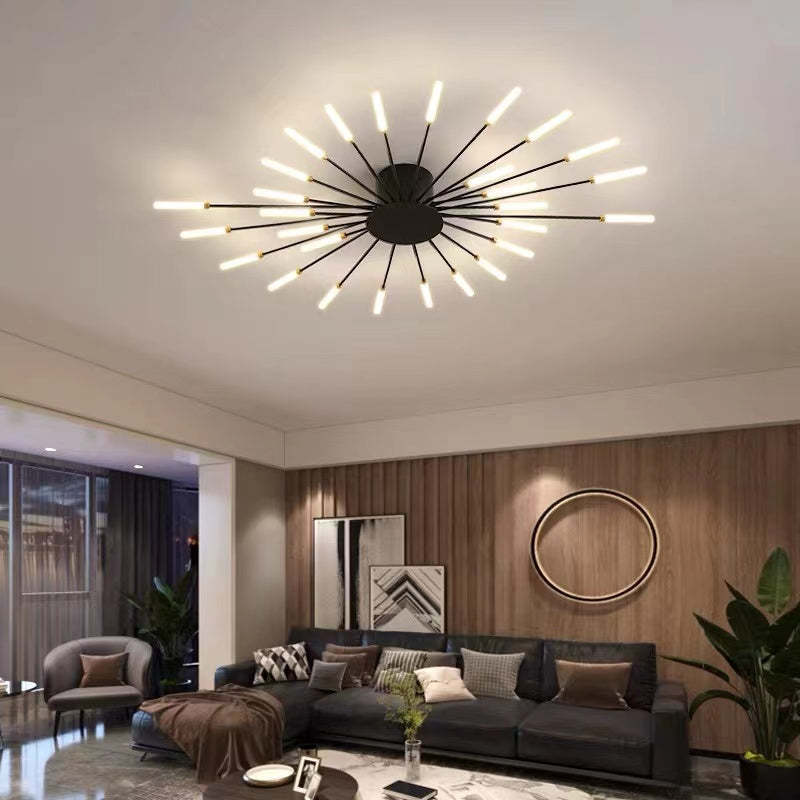 Lowry Moderni LED Montaggio Incasso Plafoniere Fuochi Artificiali Nere/Ore Soggiorno/Camera da Letto