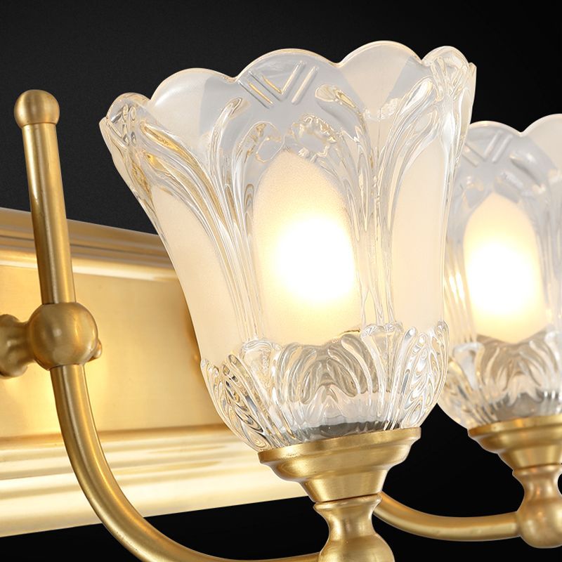Félicie Fiore Oro Lampade da Specchi Metallo/Vetro LED