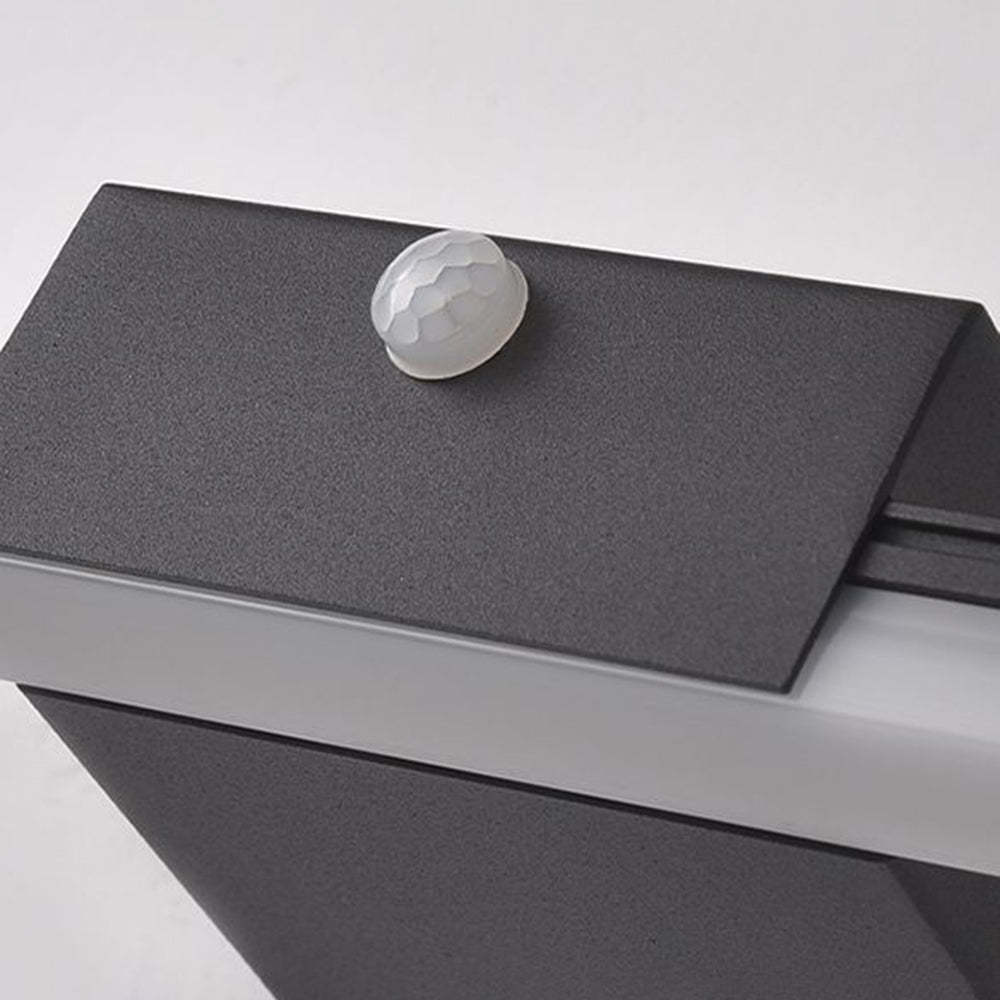 Edge Minimalista Lineare Metallo Applique Nero/Bianco Bagno