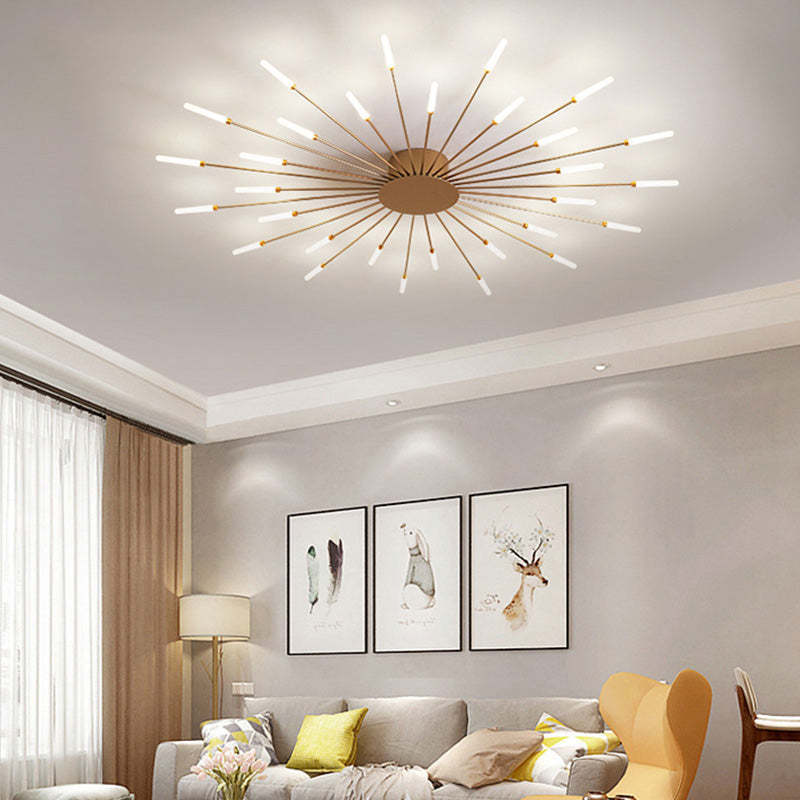 Lowry Moderni LED Montaggio Incasso Plafoniere Fuochi Artificiali Nere/Ore Soggiorno/Camera da Letto