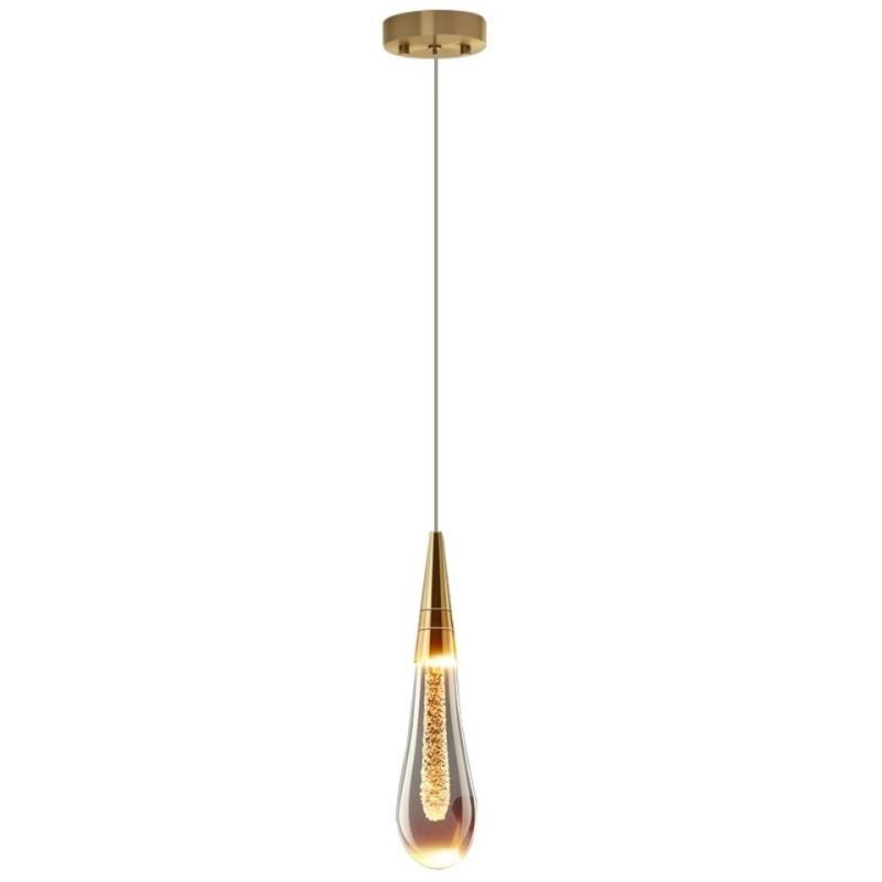 Kristy Lampada a Sospensione Metallo/Acrilico Oro Goccia Creative