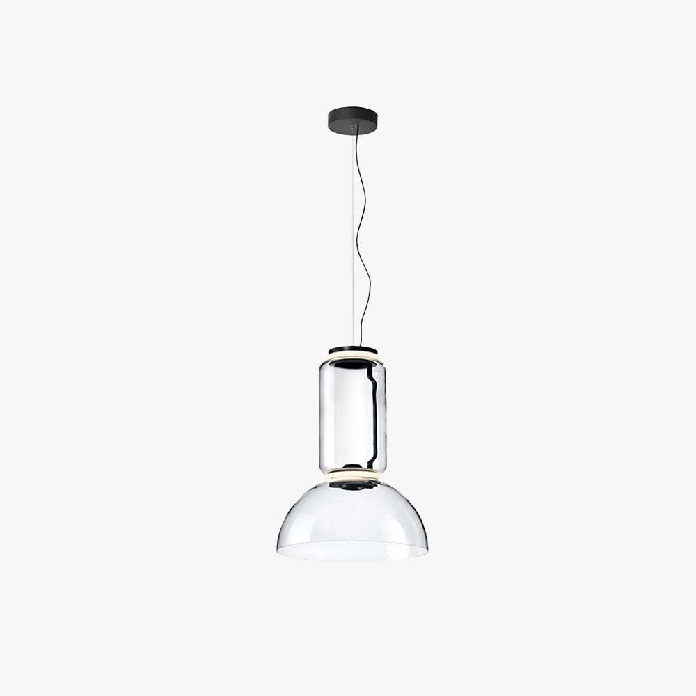 Hailie Minimalista LED Combinazione Lampade a Sospensione Metallo Vetro Nero Soggiorno/Camera da Letto