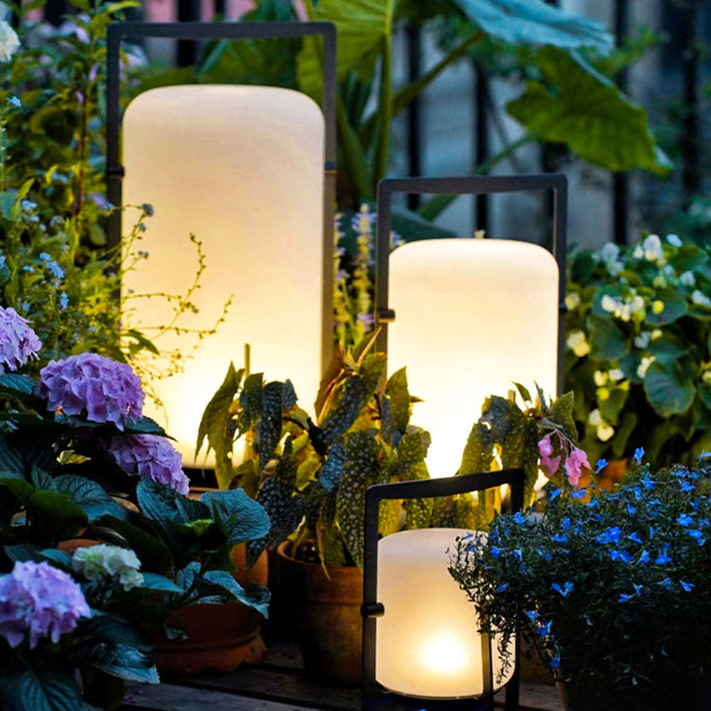 Pena Minimalista Solare Lampade da Esterno Metallo Acrilico Vetro