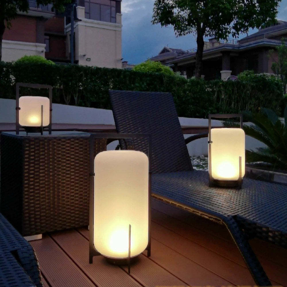 Pena Minimalista Solare Lampade da Esterno Metallo Acrilico Vetro