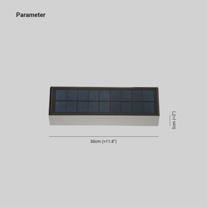 Orr Moderno Metallo Acrilico Applique da Esterno Balcone