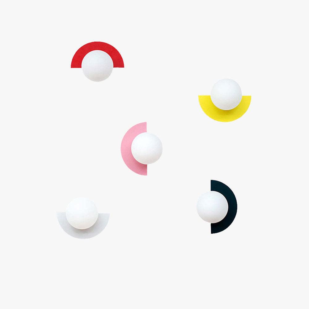 Valentina Moderno Metallo Applique Nero/Bianco/Rosso/Rosa/Giallo Soggiorno