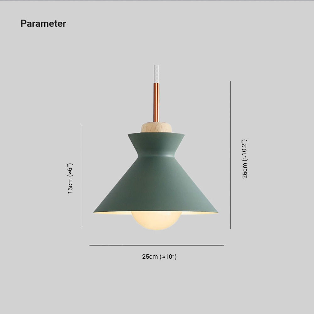 Morandi Moderni LED Lampade a Sospensione Geometriche Colorato Metallo Cucina/Soggiorno/Camera da Letto