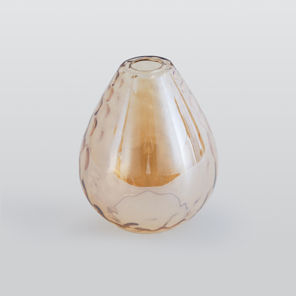 Avi Vintage Teardrop Lampada a Sospensione Vetro/Legno