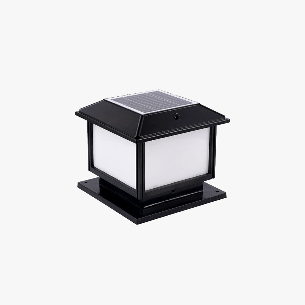 Riley Vintage LED Rettangolare Solare Metallo Applique da Esterno