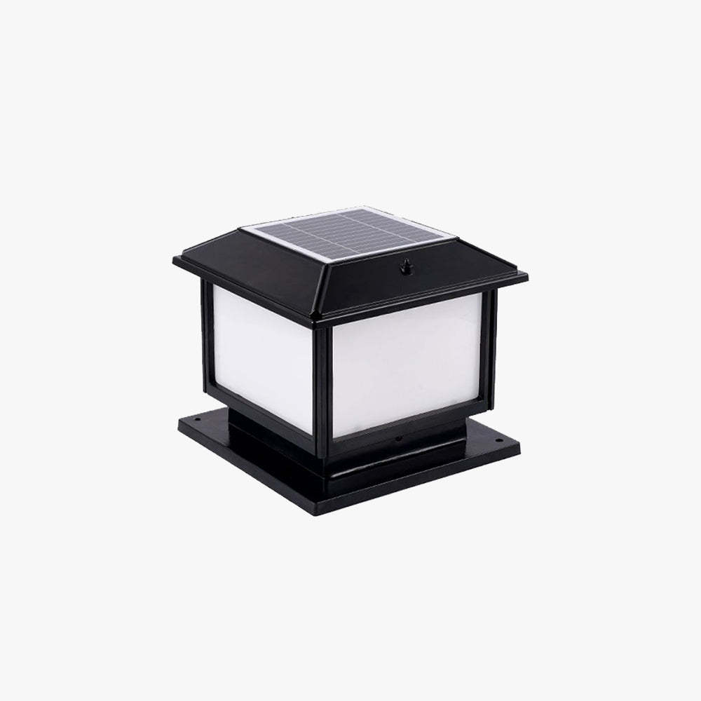 Riley Vintage LED Rettangolare Solare Metallo Applique da Esterno