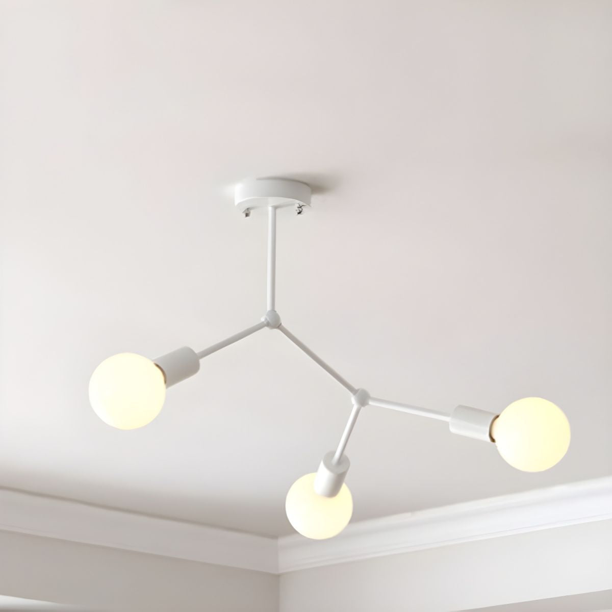 Valentina Industriale Metallo Vetro Lampadari  Camera da Letto Soggiorno