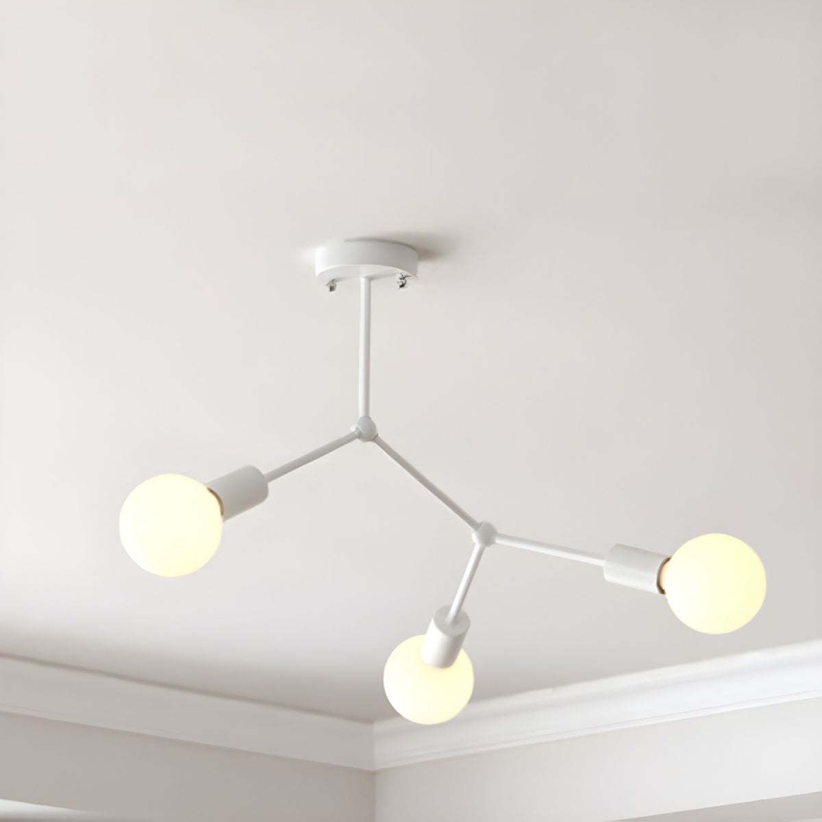 Valentina Industriale Metallo Vetro Lampadari Camera da Letto Soggiorno