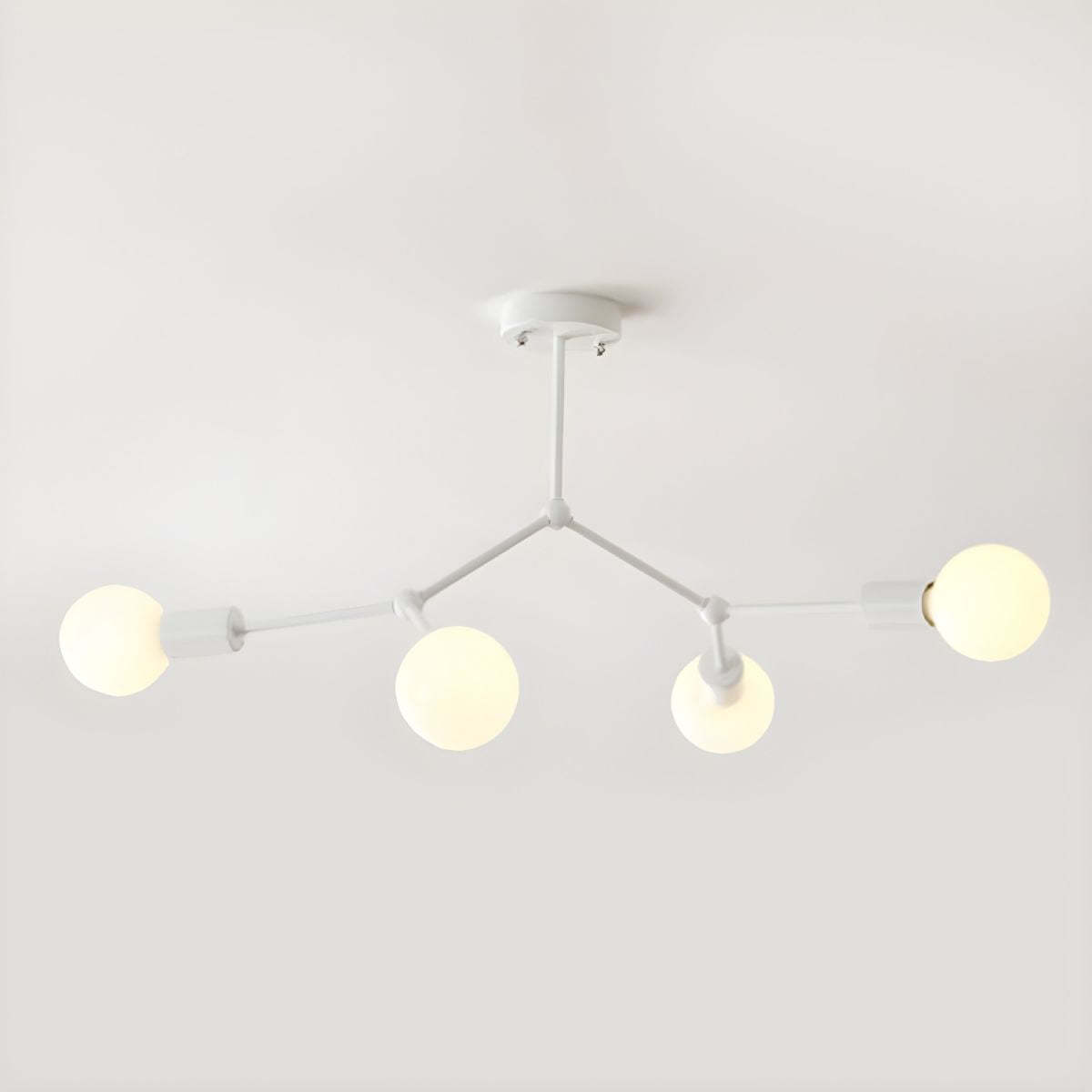 Valentina Industriale Metallo Vetro Lampadari Camera da Letto Soggiorno