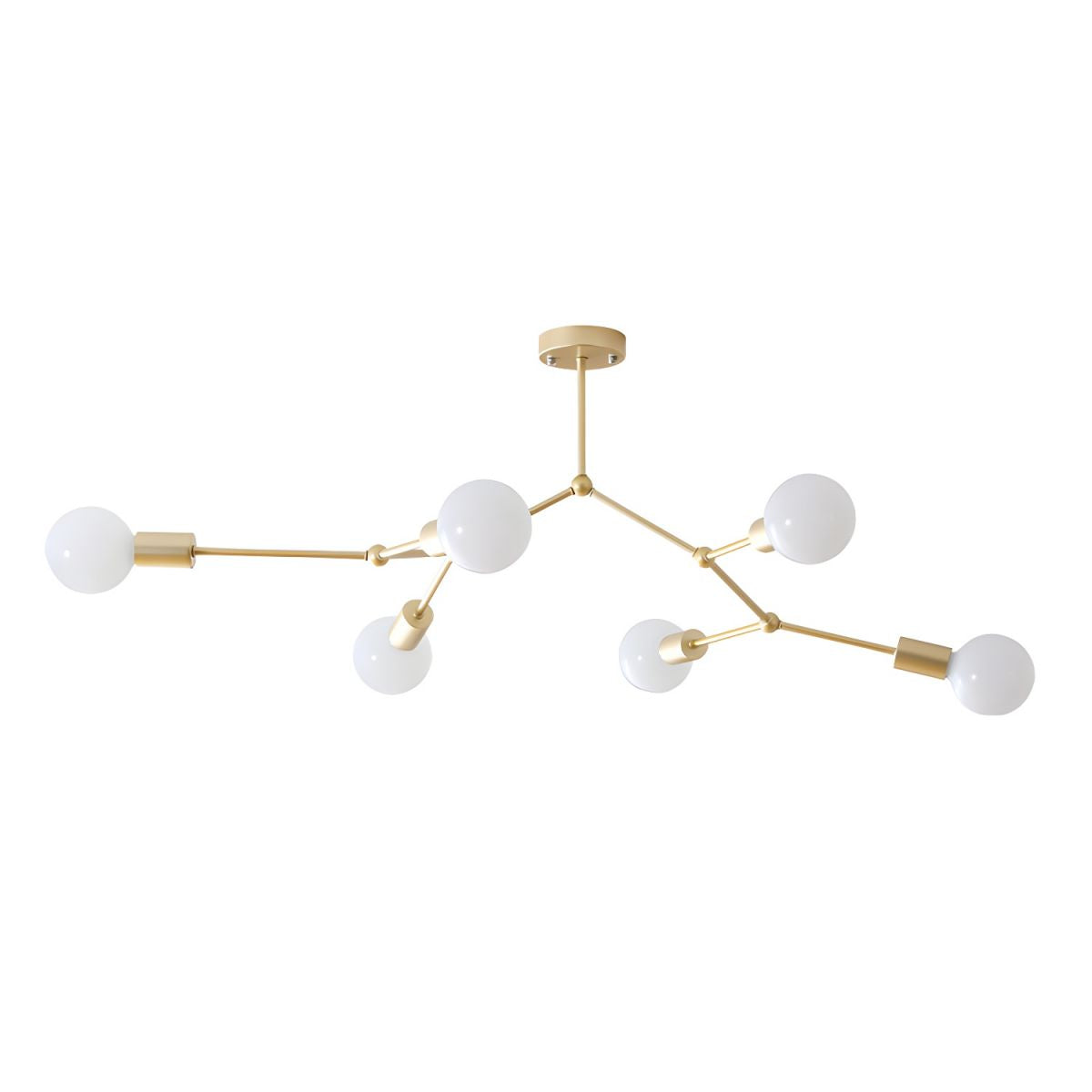 Valentina Industriale Metallo Vetro Lampadari  Camera da Letto Soggiorno