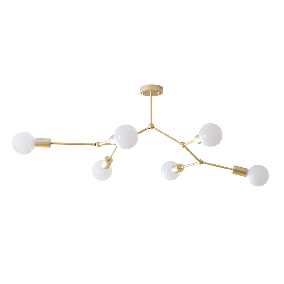 Valentina Industriale Metallo Vetro Lampadari  Camera da Letto Soggiorno