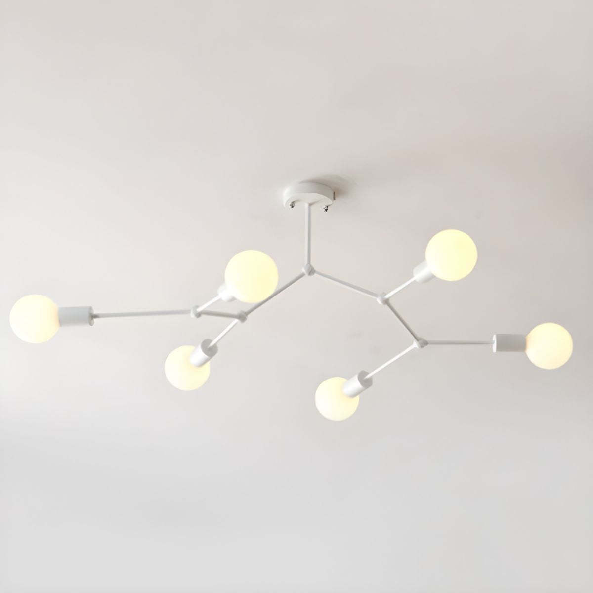 Valentina Industriale Metallo Vetro Lampadari Camera da Letto Soggiorno