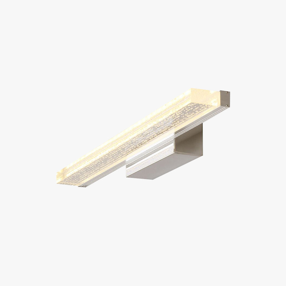 Leigh Applique Metallo Argento Rettangolare Moderno