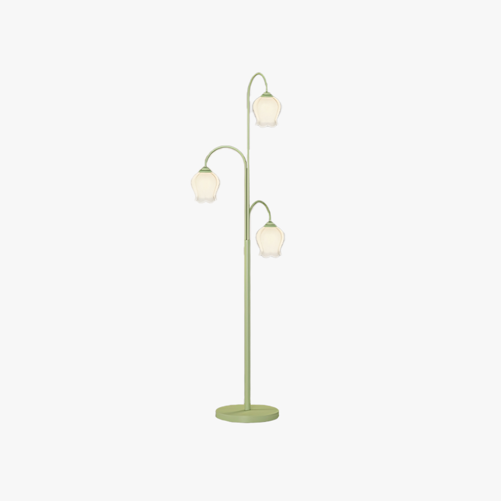 Lily Lampade da Terra Metallo 3 luci Metallo /Vetro LED