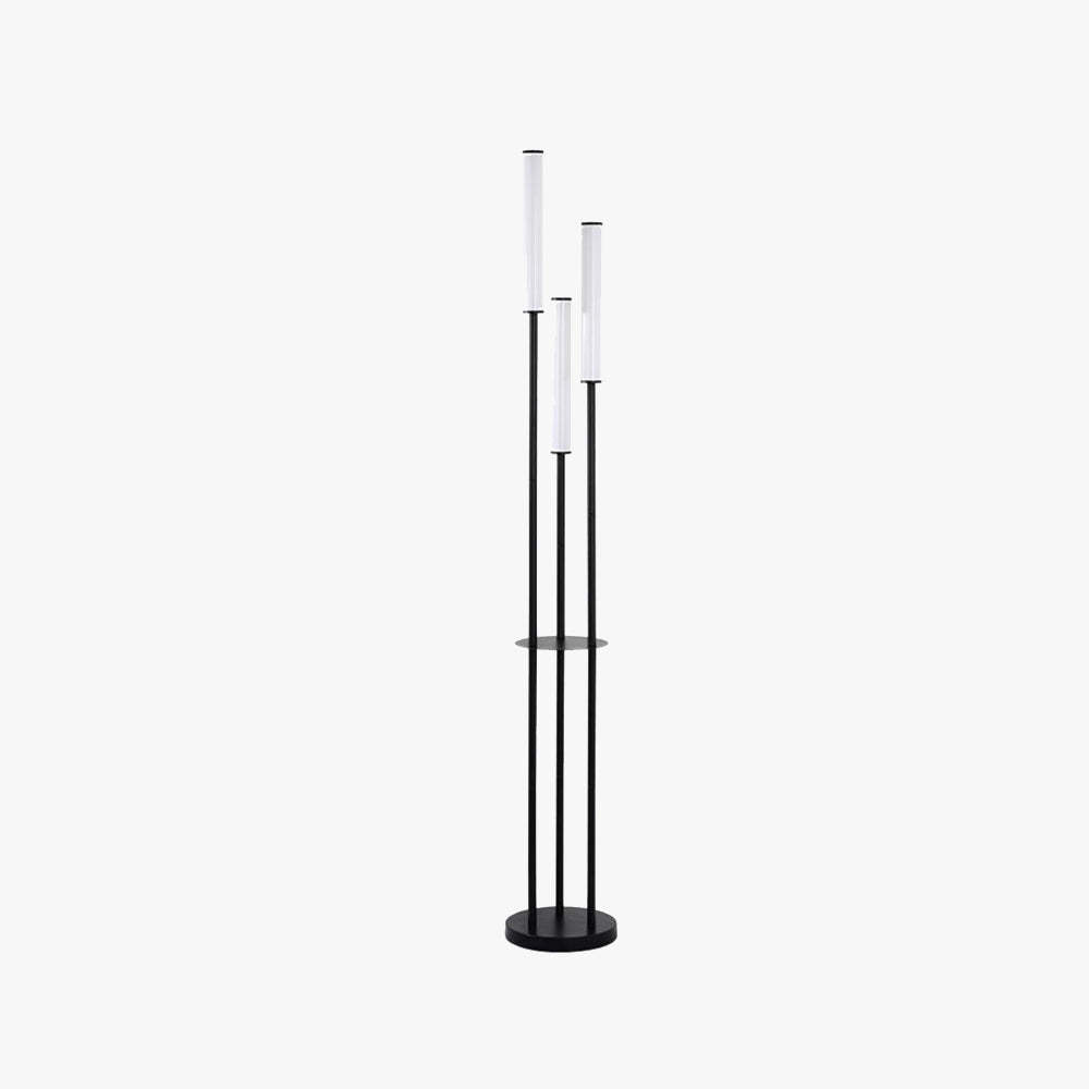 Eryn Minimalismo LED Lineare Lampade da Terra Nero Metallo Acrilico Soggiorno/Camera da Letto/Sala Studio