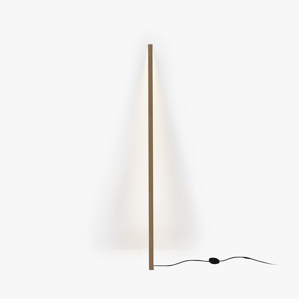 Ozawa Lampade da Terra Minimalista Lineare Legno Naturale Soggiorno