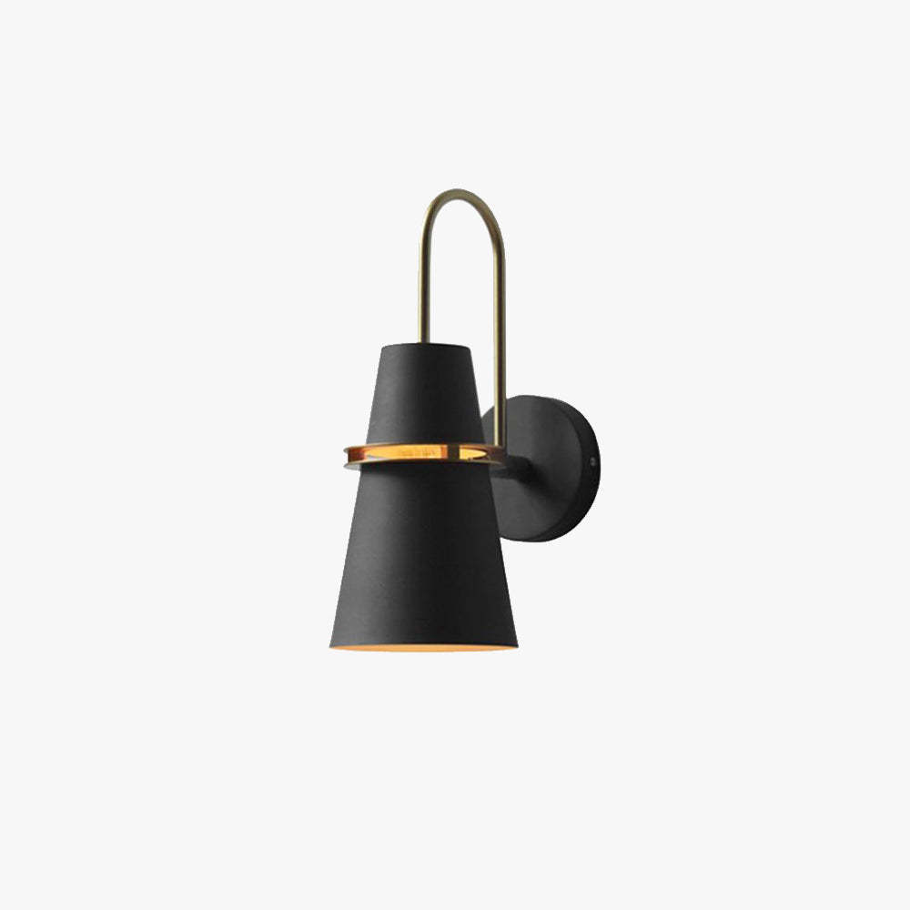 Morandi Appllique Metallo Nero/Bianco/Blu Cono Moderna
