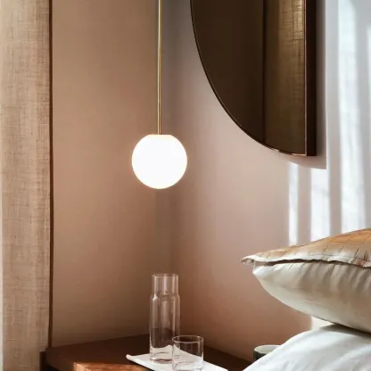 Hailie Modern Minimalism Glass Pendant Light Dining Room Bedroom