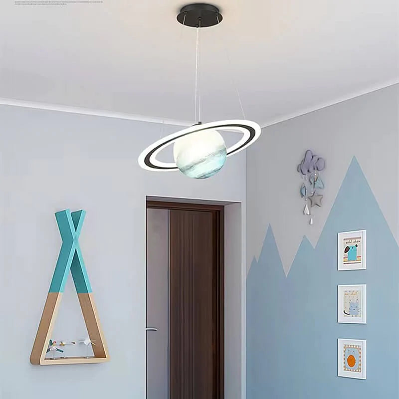 Fateh Moderno Metallo/Acrilico/Vetro Sospensione Blu/Arancia Soggiorno/Camera da letto
