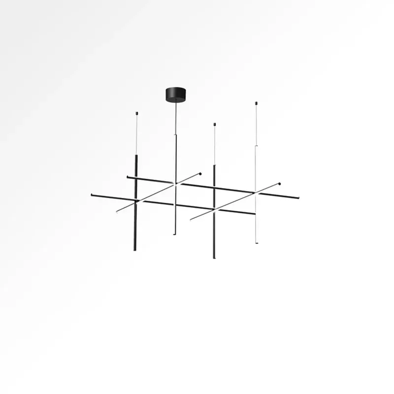 Valentina Minimalism Metal Gold Black Pendant Light Bedroom Living Room